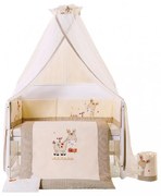 Σετ Κούνιας B-060 (4τμχ) Pony 100x120 Beige 100% Cotton
