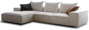 Γωνιακός Καναπές Boho 335x180x105cm Κρεμ - Αριστερή Γωνία - ARSO4589