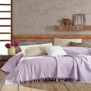 Κουβέρτα Dobby Lila DimCol Υπέρδιπλo 220x240cm 100% Βαμβάκι