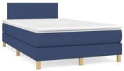 ΚΡΕΒΑΤΙ BOXSPRING ΜΕ ΣΤΡΩΜΑ ΜΠΛΕ 120X190 ΕΚ. ΥΦΑΣΜΑΤΙΝΟ 3269764