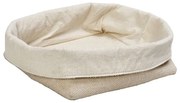 Καλάθι Ψωμιού AMN113 17x16x11cm Beige Espiel Βαμβάκι,Jute