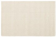 Χαλί Ορθογώνιο Κρεμ Κύκλοι 180x120cm Χειροποίητο Yudino 420318 Eglo 420318