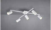 Σποτ Φωτιστικό Οροφής 5xGU10 Κινητό Marley Trio Lighting 612400501 Λευκό