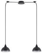 Φωτιστικό Οροφής Κρεμαστό Adept 77-9052 50x15x300 E27 60W Black Homelighting Μέταλλο