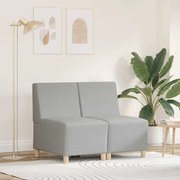 vidaXL Μοναδικός Καναπές χωρίς Χερούλια 2 pcs Σκούρο γκρι