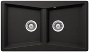 Schock Cristalite City 32290 Nero Ένθετος Νεροχύτης 86x50cm