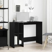 vidaXL Γραφείο Μαύρο Δρυς 102,5x35x75 εκ. από ξύλο