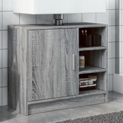 vidaXL Ντουλάπι Νιπτήρα Grey Sonoma 63x29x55 εκ. Επεξεργασμένο Ξύλο