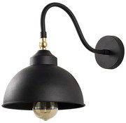 Φωτιστικό Τοίχου - Απλίκα Saglam 892OPV1234 21x32x28cm 1xE27 40W Black Opviq