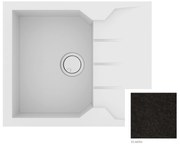 Sanitec Granite 812 Nero Νεροχύτης 60 1B 1D