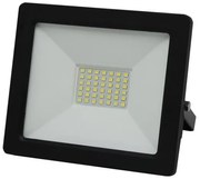 Adeleq Προβολέας LED-SMD 30W 230V Μπλε IP65 Με 50cm Καλώδιο Μαύρος 3-3930114