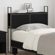 vidaXL Κεφαλάρι Αποθήκης Μαύρη δρυς 75 cm Επεξεργασμένο ξύλο