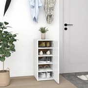 vidaXL Παπουτσοθήκη Λευκή 32 x 35 x 70 εκ. από Μοριοσανίδα