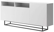 Μπουφές 21113-ENJ-B-w 180x37x82cm White-Black Particle Board, Metal