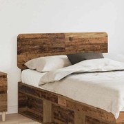 vidaXL Κεφαλάρι με κεφαλάρι Παλιό Ξύλο 135 cm Επεξεργασμένο ξύλο
