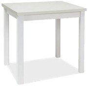 Τραπέζι κουζίνας Adam 90x65x75 λευκό ματ DIOMMI ADAMBM90