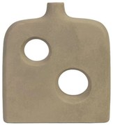 Βάζο 24-15-50030 22,5x5,5x25,5cm Sand Marhome Κεραμικό