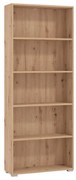 Βιβλιοθήκη Tomar 5 Artisan Oak 70x24,5x176,5 εκ. 70x24.5x176.5 εκ.