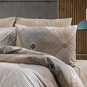 Μαξιλαροθήκη (50x70) Dimcol Καλλιρόη 603 Grey-Mocha