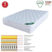 ΣΤΡΩΜΑ Memory Foam με Latex &amp; Pocket Spring (44,8 Kg) 160x200x31cm
