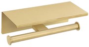 Χαρτοθήκη Διπλή με Καπάκι Sanco Academia Brushed Brass 21827-AB12