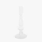 Κηροπήγιο 00.03.32562 Φ8,5Η20,5cm Clear Glass