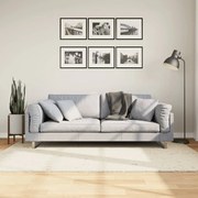Χαλί Shaggy PAMPLONA με Ψηλό Πέλος Μοντέρνο Κρεμ 140x200 εκ. 375235