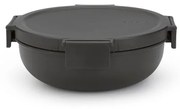 Brabantia 1006302 Δοχείο Φαγητού Πλαστικό Make&amp;Take 1.3L, Dark Grey
