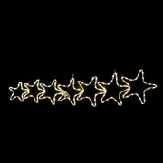 Φωτοσωλήνας με σχέδιο Seven stars LED-Warm White  (10 τεμάχια)