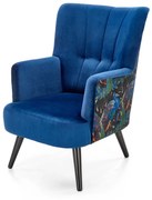 PAGONI chair color: dark blue / black DIOMMI V-PL-PAGONI-FOT-GRANATOWY