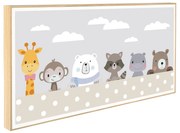 Παιδικό Κάδρο Ζωάκια KDP15 30x60cm