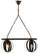 Κρεμαστό Φωτιστικό Οροφής 2xΕ14 Σκουριά PDA 218 0101246 Arlight -101246-Σκουριασμένο 0101246