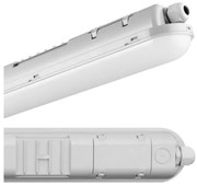 Γραμμικό Φωτιστικό LED 21W SMD IP65 Γκρι 4000K Epistar 6555 Spotlight-6555-Γκρι 6555