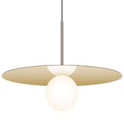 Φωτιστικό Οροφής Bola Disc 22 10679 55,9x15,2cm Dim Led 1100lm 12W Brass Pablo Designs