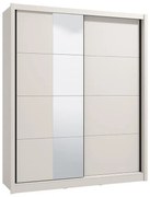 Ντουλάπα με Καθρέφτη Albi 180 Cashmere 180x60x216 εκ. 180x60x216 εκ.