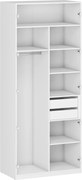 FLEX - K5 corps for the MODULAR WARDROBE SYSTEM - white