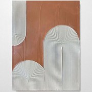 Πίνακας Καμβάς 3D 112RGN1114 70x100cm Multi Wallity Κάθετοι Ξύλο, Καμβάς