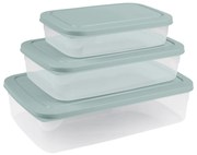 Φαγητοδοχεία (Σετ 3τμχ) L-C Boxes Blue Frost 6PTA103BG
