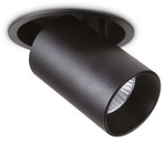 Χωνευτό Σποτ Φωτιστικό Οροφής LED 12W Μαύρο 2700Κ Nova 341842 Ideal Lux 341842