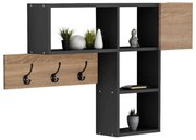 Κρεμάστρα Εισόδου Με Ράφια Harlan HM8973.11 99,5x15x61cm Sonoma-Grey Μελαμίνη