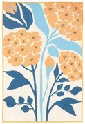 Beauty Home Πετσέτα κουζίνας διπλής όψης Microfiber Art 8658 40x60 Μπλε,Κίτρινο