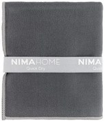 Πετσέτα Γυμναστηρίου Riva Dark Grey Nima Γυμναστηρίου 50x90cm Microfiber