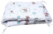 Πάντα Κούνιας Μπάμπι White Viopros 40x165cm 100% Cotton