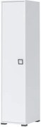 Γκαρνταρόμπα Riddle 1D-Λευκό - 44.00Χ56.00Χ198.00cm