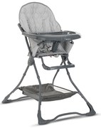 LORELLI ΚΑΘΙΣΜΑ ΦΑΓΗΤΟΥ HIGH CHAIR BONBON GREY LEATHER 10100312506