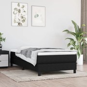 Σκελετός Κρεβατιού Χωρίς Στρώμα Μαύρο 80x200 εκ. Υφασμάτινο 3120470