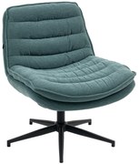 HOMCOM Περιστρεφόμενη Καρέκλα Γραφείου με Φαρδύ Κάθισμα, Ευρύχωρη Πολυθρόνα Γραφείου, Σκοτεινό Πράσινο