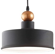 Φωτιστικό Οροφής Triade-2 221489 24,5x36/176,5cm 1xE27 42W Grey Ideal Lux