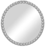 Καθρέπτης Mebel Inart Ασημί Pp Φ60X3,5 εκ 298-000009 298-000009 Ασημί