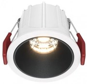 Χωνευτό Σποτ Οροφής Alfa LED 10W 3000K Μαύρο-Λευκό DL043-01-10W3K-D-RD-WB MAYTONI DL043-01-10W3K-D-RD-WB Ασπρόμαυρο